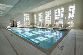 Heated indoor pool