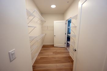 Oversized and walk-in closets