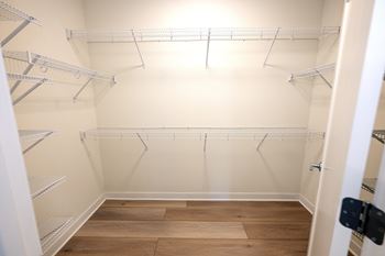 Oversized and walk-in closets