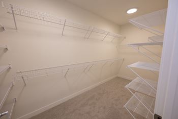 Oversized and walk-in closets
