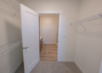 Oversized and walk-in closets