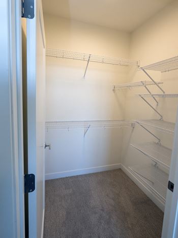 Oversized and walk-in closets