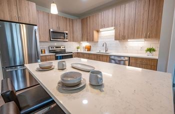 Open-concept kitchens with energy star® certified stainless steel appliances