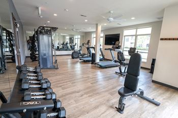 Two 24-hour fitness centers