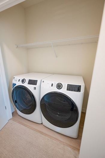 In-apartment energy star® certified washer and dryer