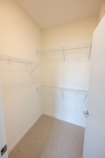 Oversized and walk-in closets; most apartments with double walk-in closets