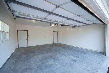 Two-car direct-entry garage in townhomes