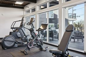 Portland apartment for rent - Peloton and cardio equipment at AVIVA Apartments in Gresham Oregon