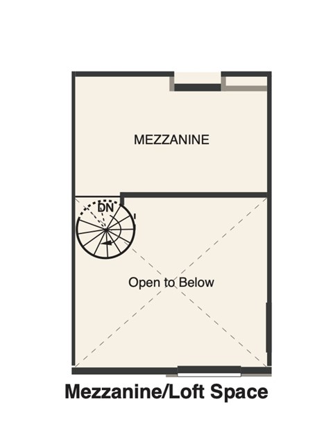 Floor plan for studio, 1 bath, 574 sqft