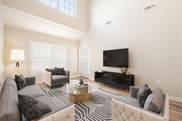 Canton apartment for rent - a living room with a couch and a tv