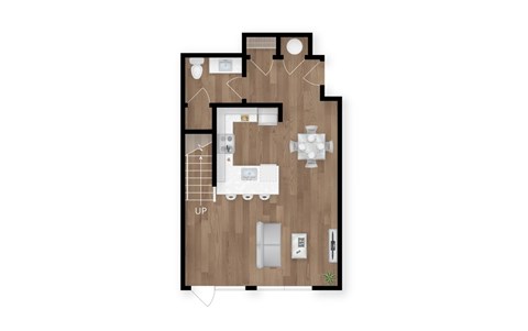 Floor plan for 3 beds, 3.5 baths, 1919 sqft