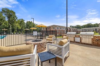 Outdoor grilling station