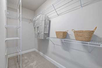 Spacious closets