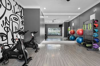 Yoga and spin studio