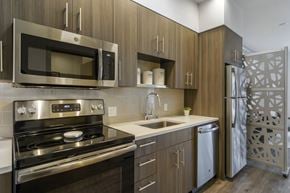 Redmond apartment for rent - Bell Overlake Kitchen Living View