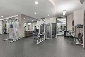 Sandy Springs apartment for rent - A spacious gym with a variety of equipment.