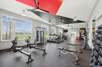 Fitness center with ondemand classes and yoga studio