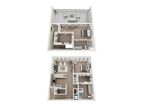 Floor plan for 2 beds, 2 baths, 1512 sqft