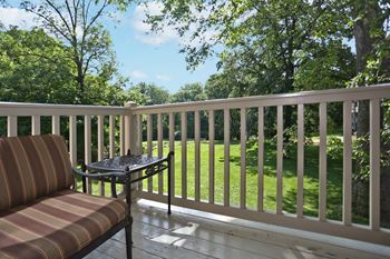 Patio or balcony in select apartment homes