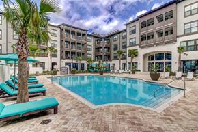 Jacksonville apartment for rent - Blue Cool Swimming Pool at Portiva, Jacksonville, 32256