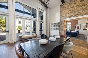 Raleigh apartment for rent - interior clubhouse resident lounge with seating