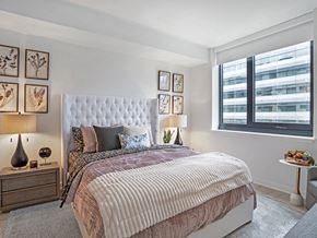 Washington apartment for rent - primary bedroom with large window