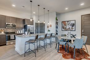 Dallas apartment for rent - West Mockingbird Interior Model Kitchen and Dining Room