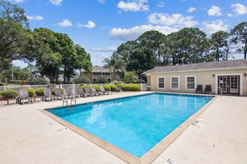 Resort-style swimming pool