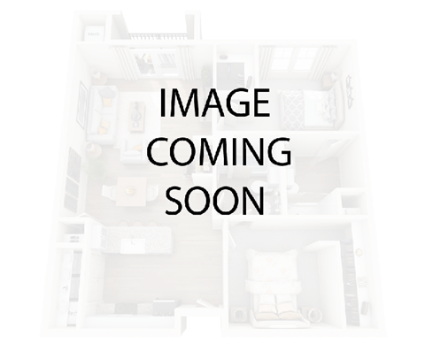 Floor plan for 1 bed, 1 bath, 589 sqft