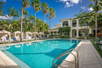 Resort-inspired infinity edge pool