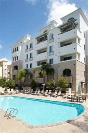 San Diego apartment for rent - Glimmering Pool at La Jolla Crossroads Apartments, San Diego, California