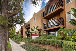 Sherman Oaks apartment for rent - Welcoming Property Sign at Fulton Gardens Apartments, Sherman Oaks, CA, 91423