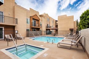 Sherman Oaks apartment for rent - Hot Tub And Pool at Fulton Gardens Apartments, Sherman Oaks