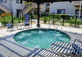San Diego apartment for rent - Hot Tub at La Jolla Canyon Apartments, San Diego California