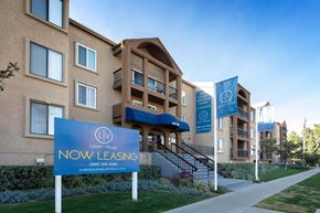 Northridge apartment for rent - Welcoming Property Sign at Lassen Village Apartments, Northridge, CA, 91325
