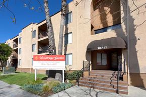 Toluca Lake apartment for rent - Entrance at Woodbridge Gardens, Toluca Lake, CA