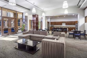 Private clubhouse with gourmet kitchen & dining patio