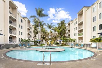 Round swimming pool