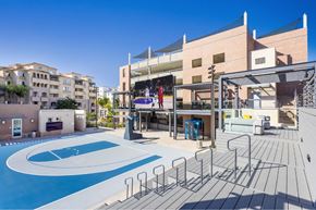 San Diego apartment for rent - Rooftop basketball court with viewing deck and lounge at 360 Luxury Apartments, California, 92122