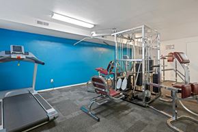 St.George apartment for rent - our gym is equipped with cardio equipment and weights for a cardio workout