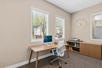 Business center and conference room