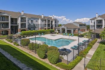 Resort-style swimming pool and spa