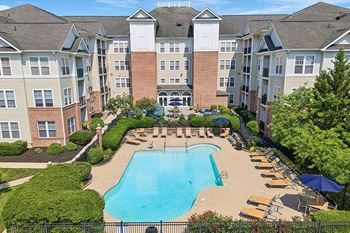 Resort-style swimming pool with wi-fi and sundeck