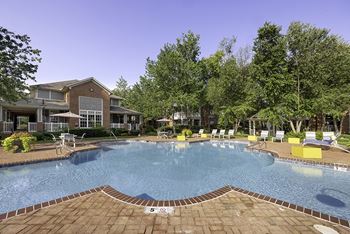 Resort-style swimming pool