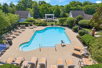 Resort-style swimming pool with wi-fi and sundeck