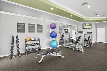 Well-appointed fitness center