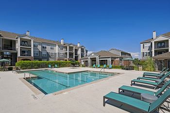 Resort-style swimming pool and spa