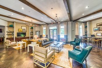 Clubhouse with business center and lounge area
