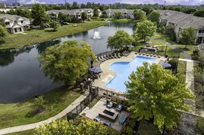 Columbus apartment for rent - Aerial view of The Gardens at Polaris