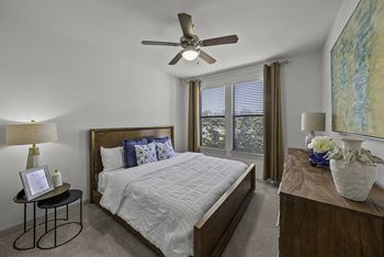Contemporary light fixtures and ceiling fan